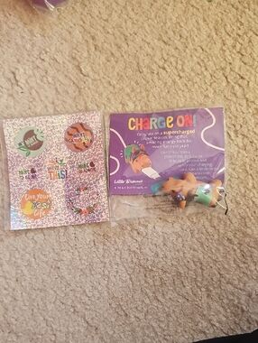 Little Brownie 'Charge On' Purple Horse Mascot Kids Accessory